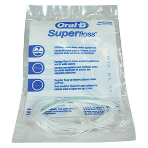SUPER FLOSS TRIAL PK 100BG/CS, Floss, Floss Threaders and Flossers: J&L  Dental